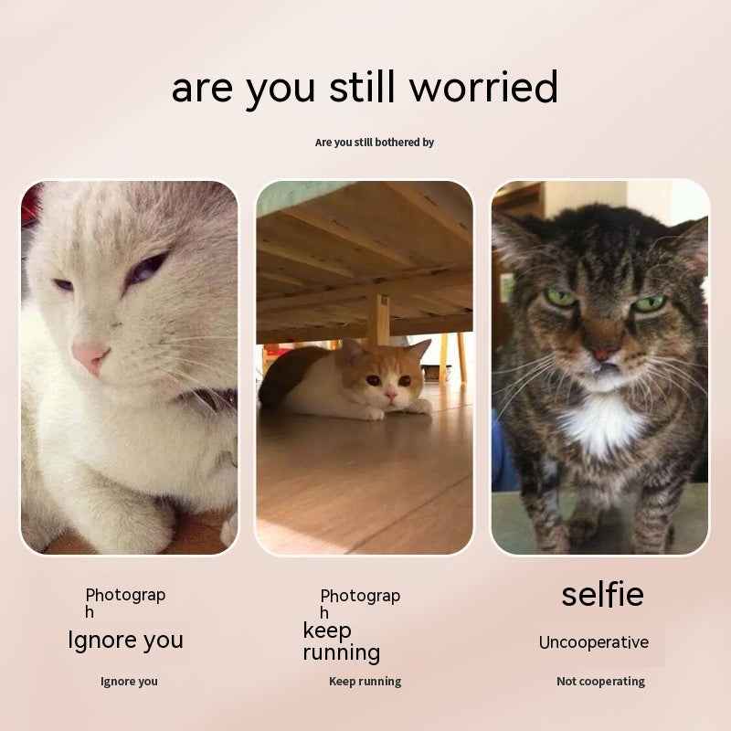 Pet Photography Tool - Cat Dog Viewing Lens Teddy Camera Toy Mobile Phone Selfie Clip Supplies