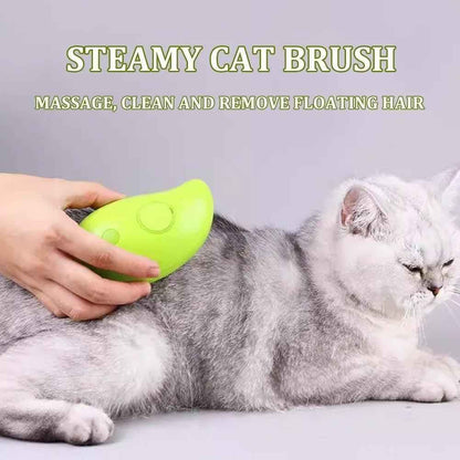 Cat Grooming Steam Brush - Electric Spray Massage Comb for Dogs and Cats, Ideal for Pet Grooming and Hair Removal