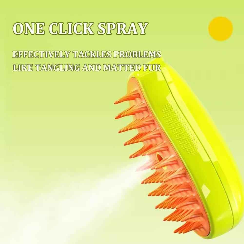Cat Grooming Steam Brush - Electric Spray Massage Comb for Dogs and Cats, Ideal for Pet Grooming and Hair Removal