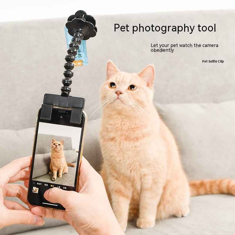 Pet Photography Tool - Cat Dog Viewing Lens Teddy Camera Toy Mobile Phone Selfie Clip Supplies
