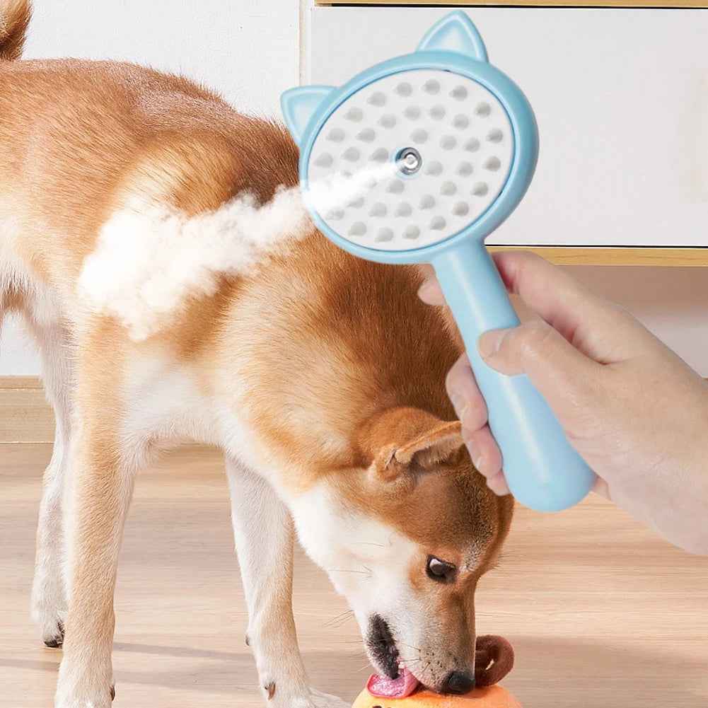 Multifunctional Steam Cat Grooming Brush for Effortless Pet Care