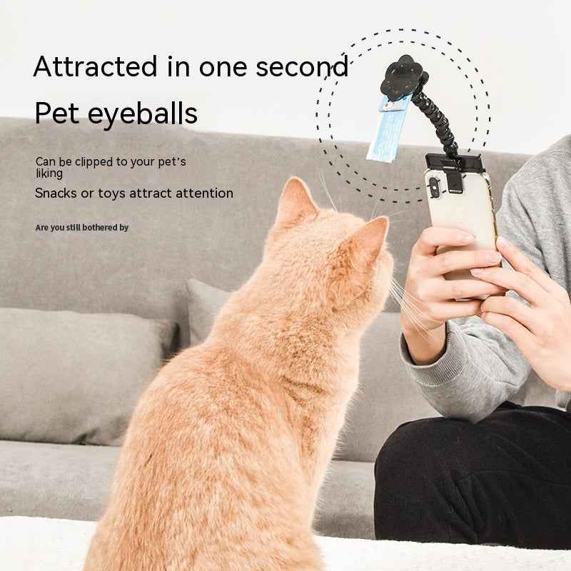 Pet Photography Tool - Cat Dog Viewing Lens Teddy Camera Toy Mobile Phone Selfie Clip Supplies