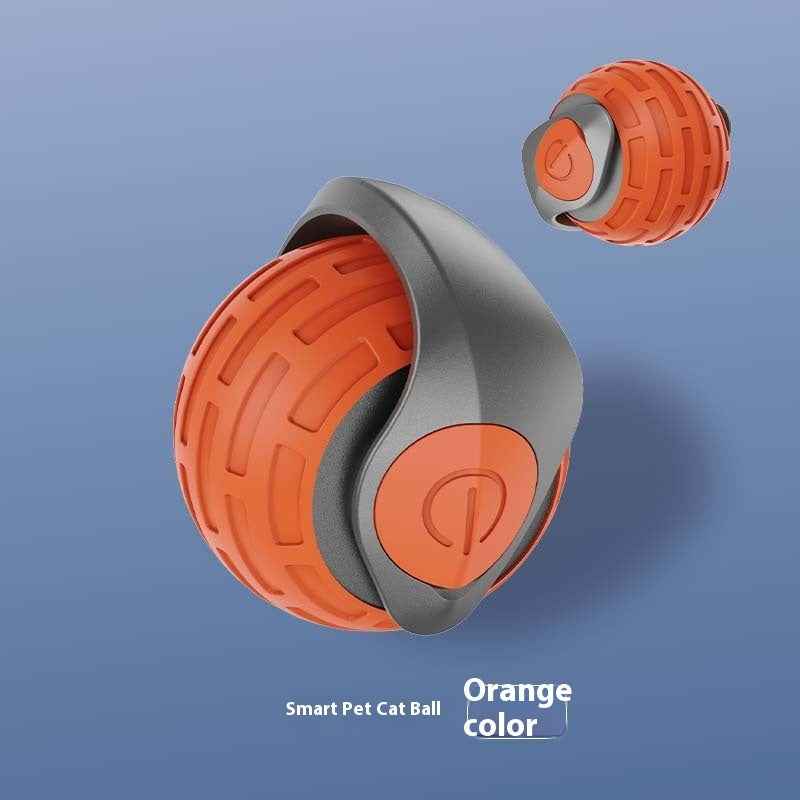 Interactive Cat Toy - Automatic Electric Rolling Ball for Cats, USB Rechargeable Smart Teaser Pet Toy