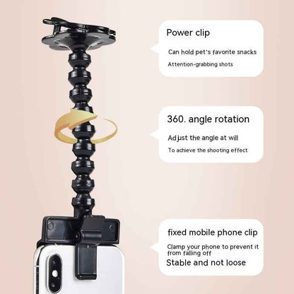 Pet Photography Tool - Cat Dog Viewing Lens Teddy Camera Toy Mobile Phone Selfie Clip Supplies
